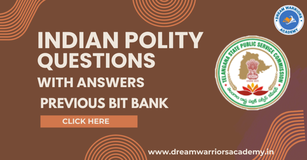 Indian Polity Questions with answers in Telugu