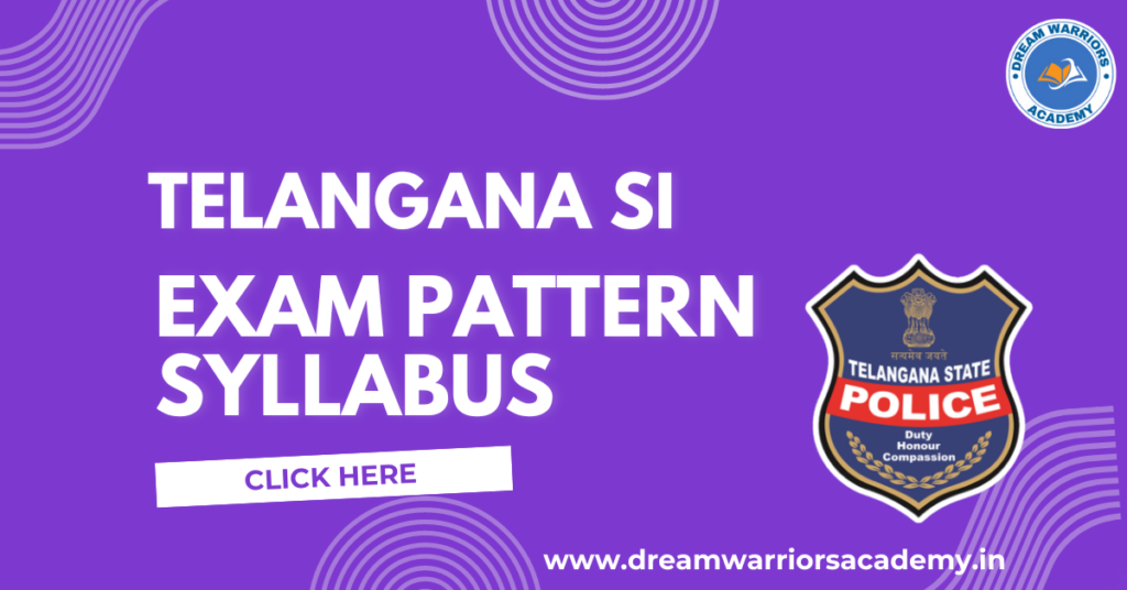 Telangana Police SI Syllabus and Exam Pattern